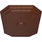 Ekena Millwork Felix Ceiling Medallion, Hand-Painted Copper Penny, 25 1/4"W x 17 1/4"H x 1 3/4"P CM25FECPS - alternate 4